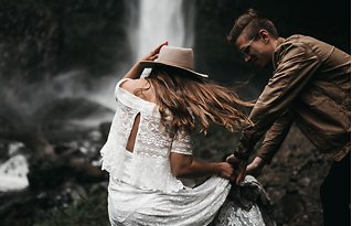 Image 33 - Intimate Woodlands Elopement with Bohemian Romance in Bridal Fashion.