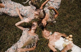 Image 11 - Bohemian Flower Children – soft + playful bridesmaids’ dresses in Styled Shoots.