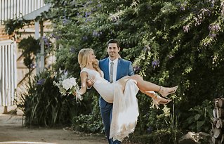Image 14 - Rustic Romance: Brigette + Andrew’s Merribee Garden Wedding in Real Weddings.