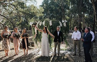 Image 13 - Kathryn + Zac’s Stylish + Intimate DIY Wedding in Real Weddings.