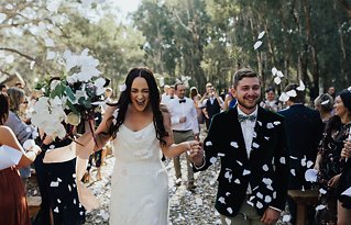 Image 14 - Kathryn + Zac’s Stylish + Intimate DIY Wedding in Real Weddings.