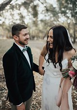 Image 17 - Kathryn + Zac’s Stylish + Intimate DIY Wedding in Real Weddings.